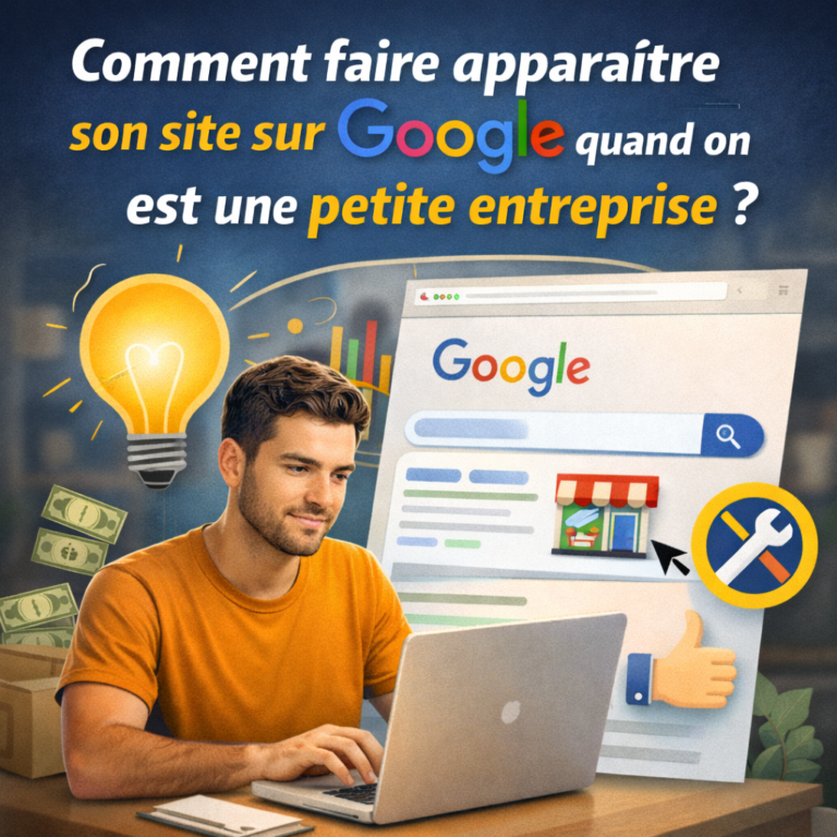 Comment faire apparaître son site sur Google quand on est une petite entreprise ?